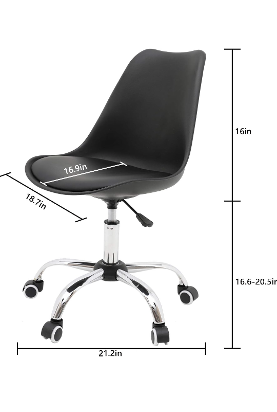 Black Swivel Desk Chair - photo 3