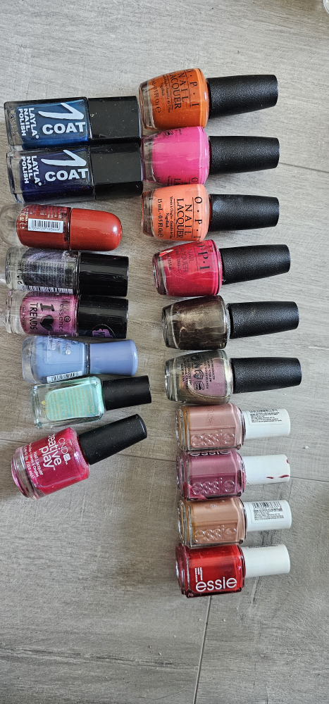 alot of nail polishes thumbnail