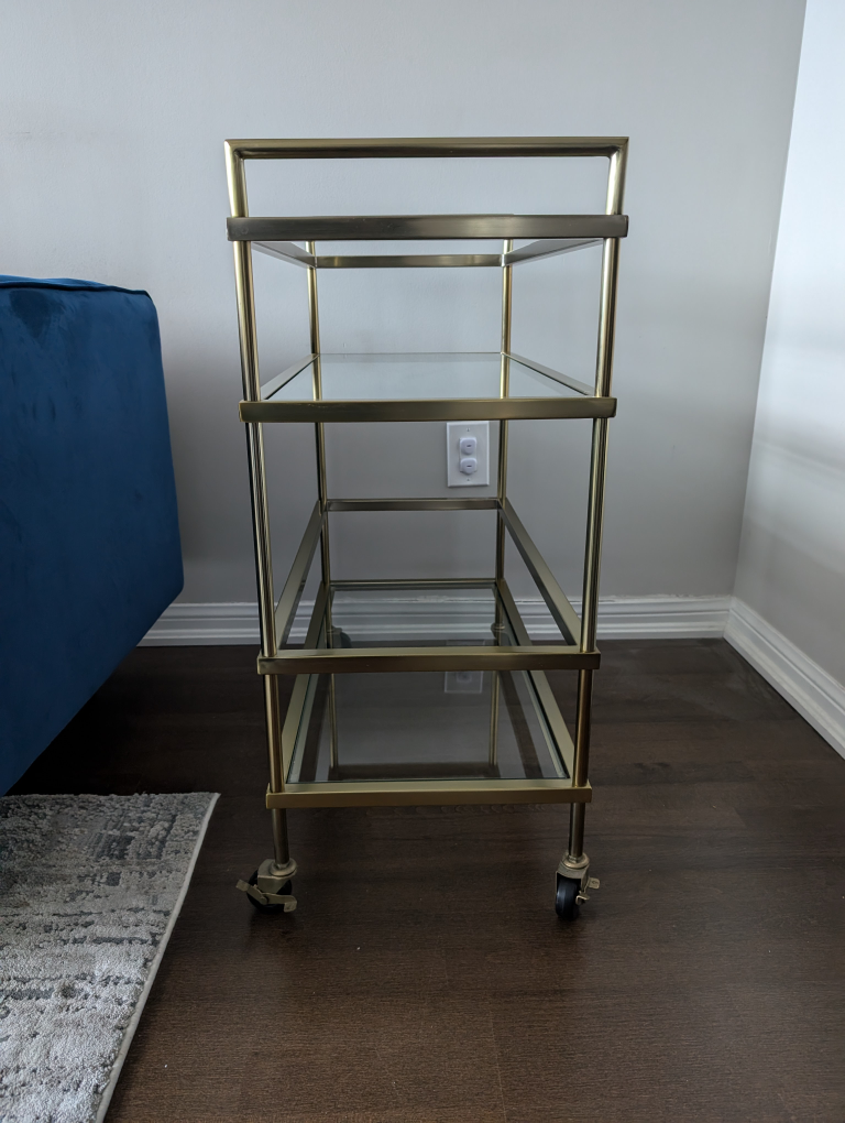 Gold Bar Cart