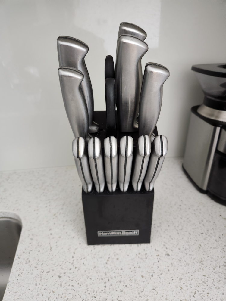 Hamilton Beach 14 pcs Steel Knife Set