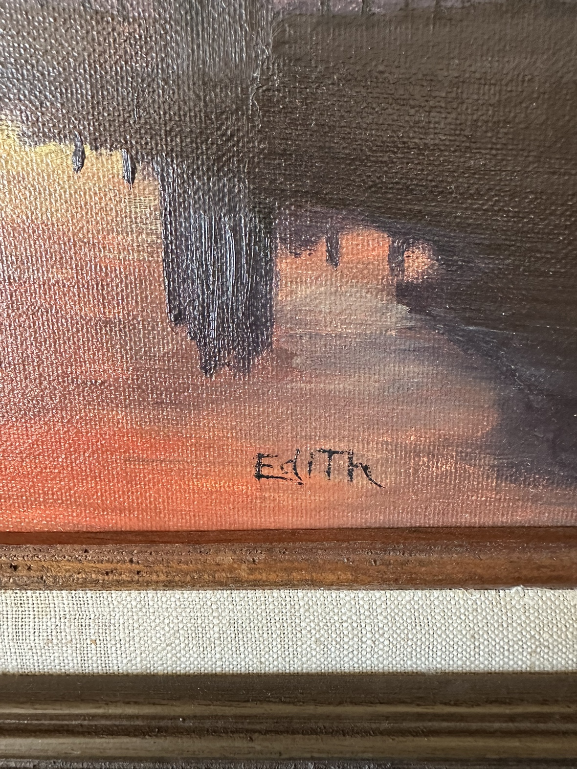 Framed Original Landscape Painting by Edith Roeder - photo 2