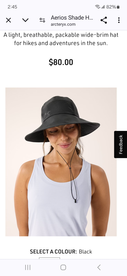 Arc'teryx Aerios Shade Hat thumbnail