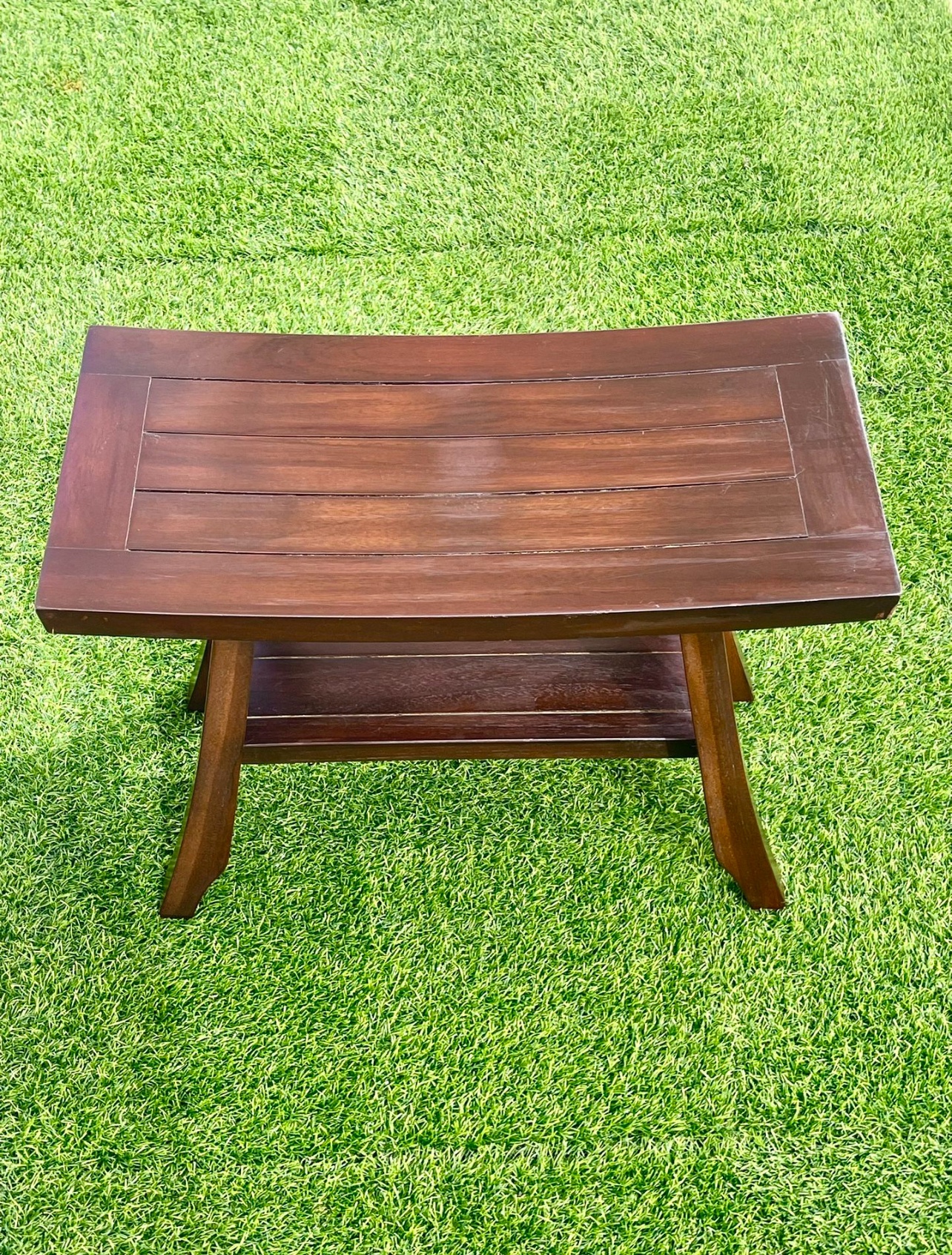 DecoTeak® Satori® Teak Wood Chair / Bench in Woodland Brown - photo 2
