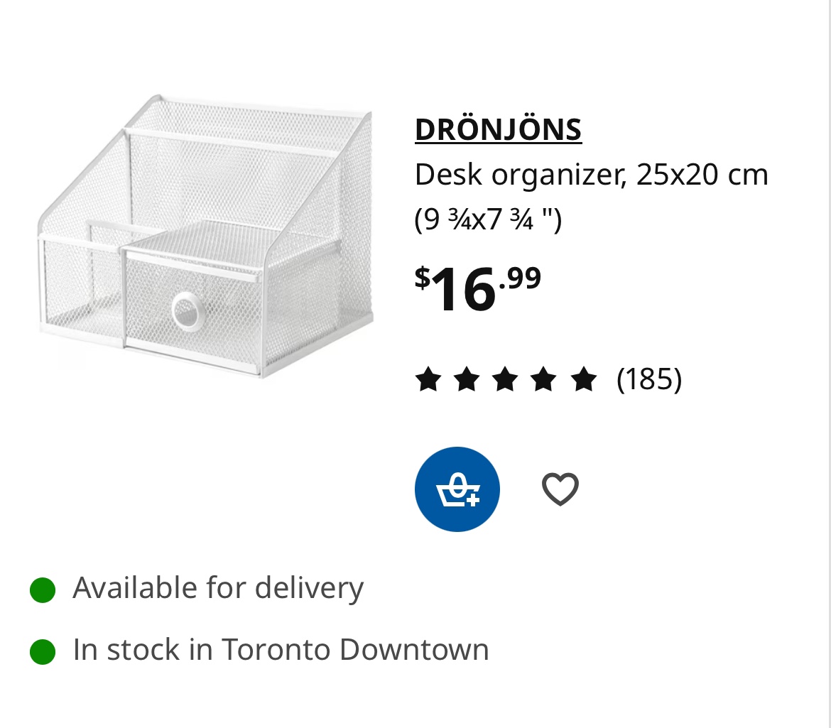 IKEA White Desk Organizer - photo 2
