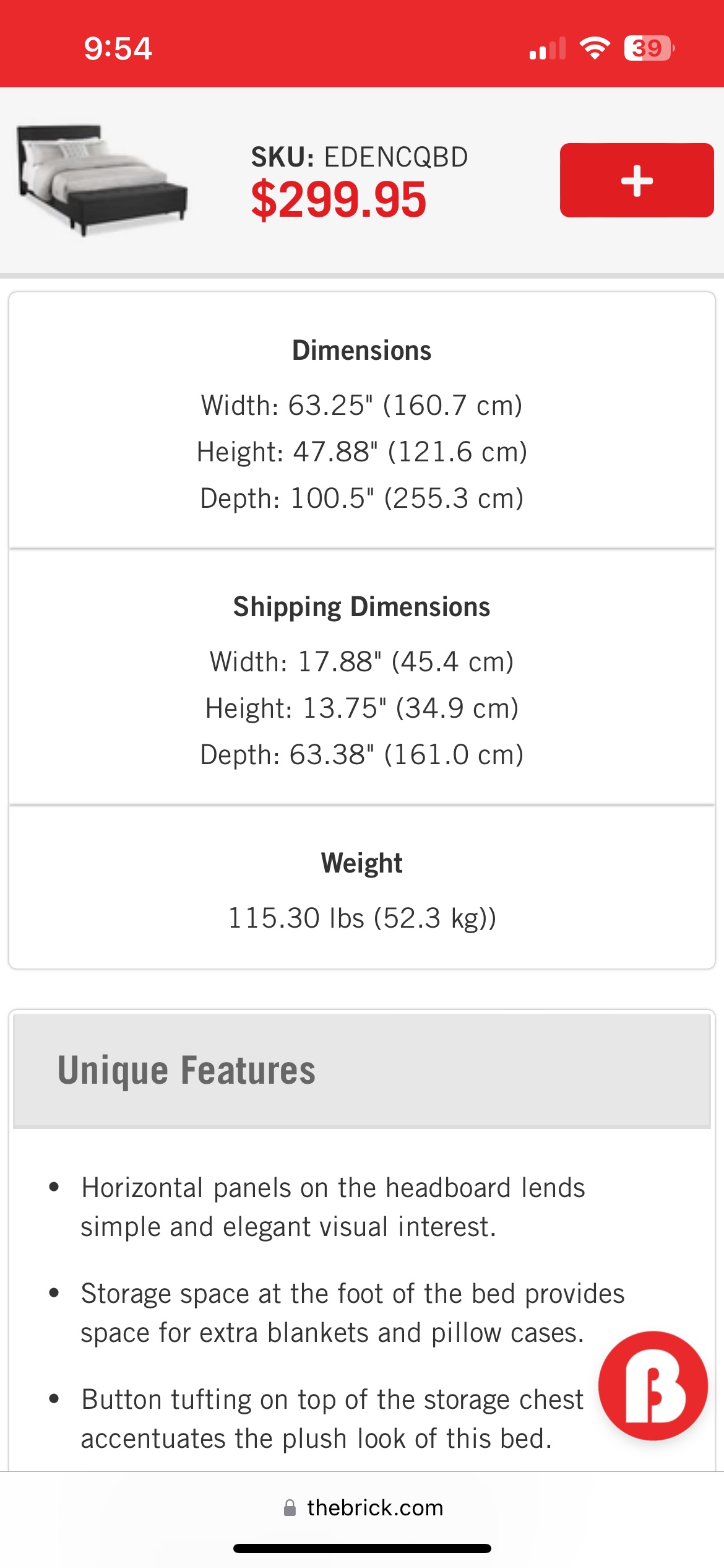 Bed frame -double image indicator(2)