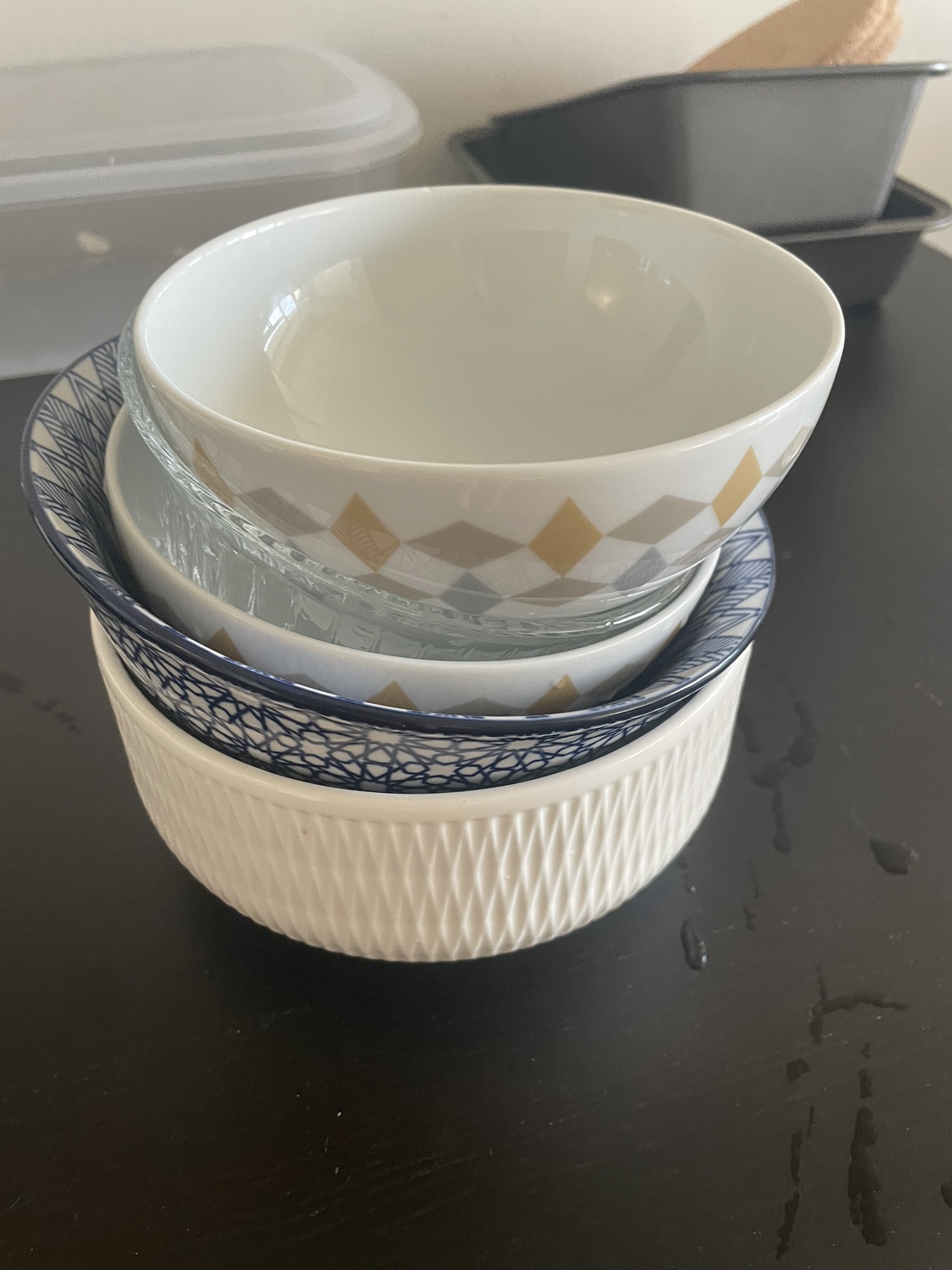 White plates brand new + Hot pad thumbnail