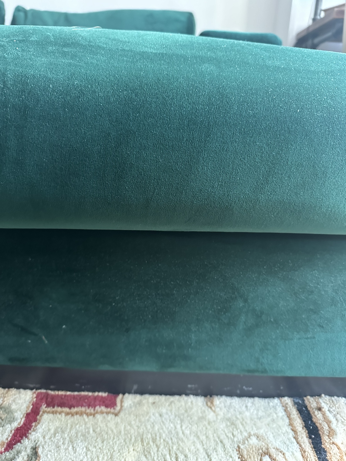 Green Velvet Right Sectional (Joybird) - photo 5