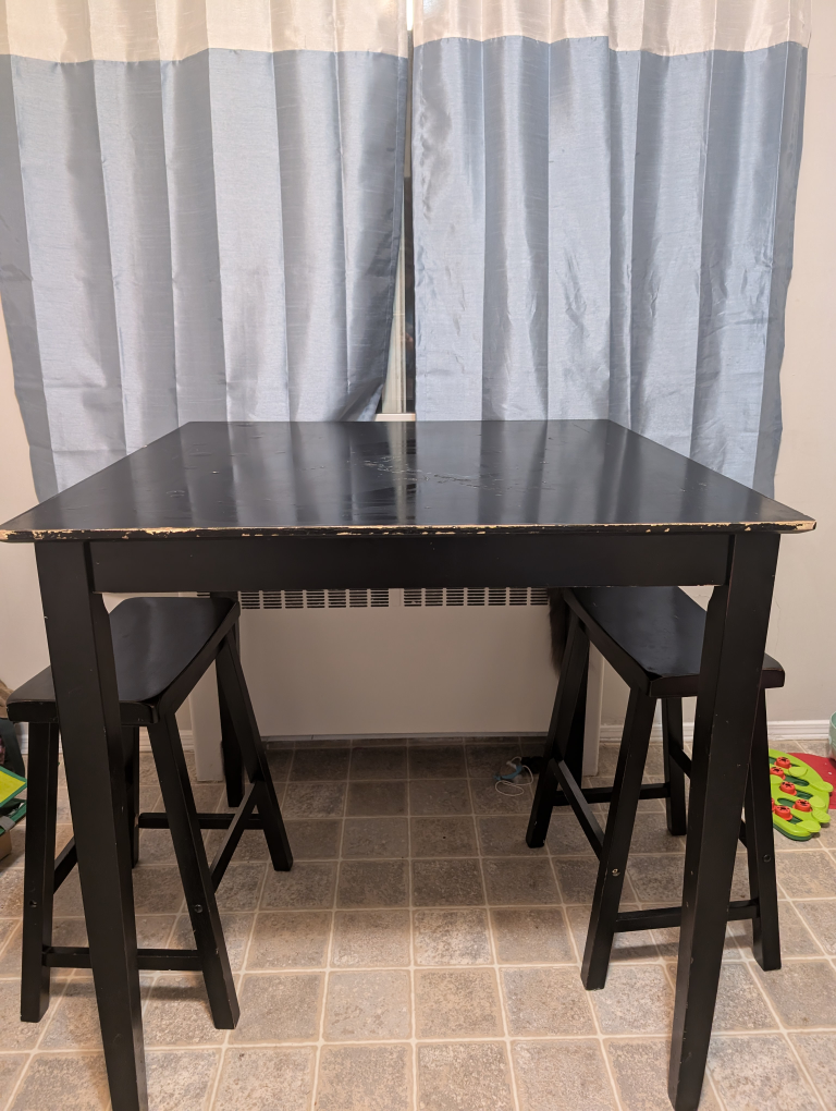 Bar Table and Stools