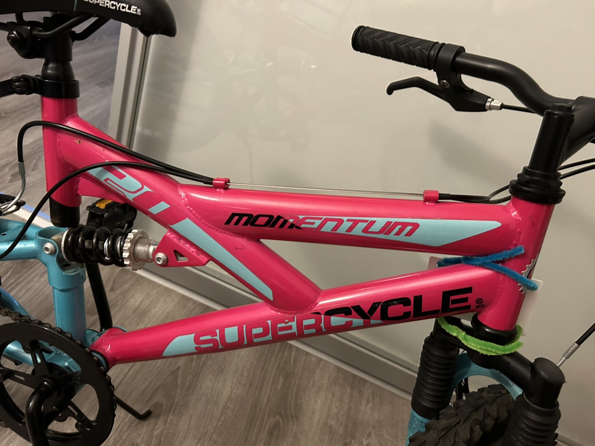 Girls bike Supercycle Momentum Dual Suspension 20-in, pink image indicator(4)