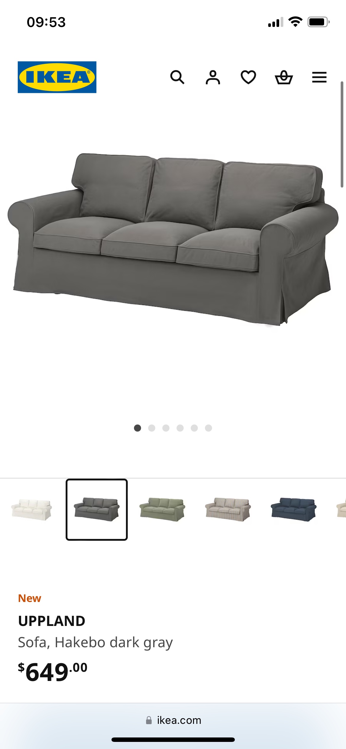 IKEA uppland sofa - photo 2