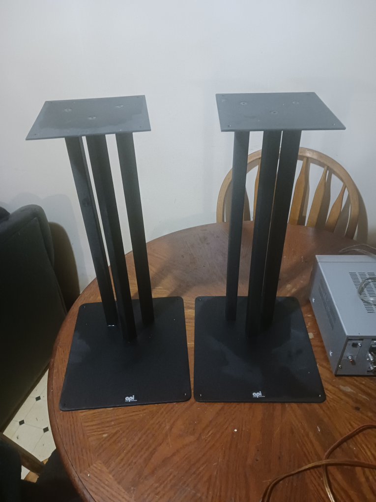 2 metal API speakers Stands. thumbnail