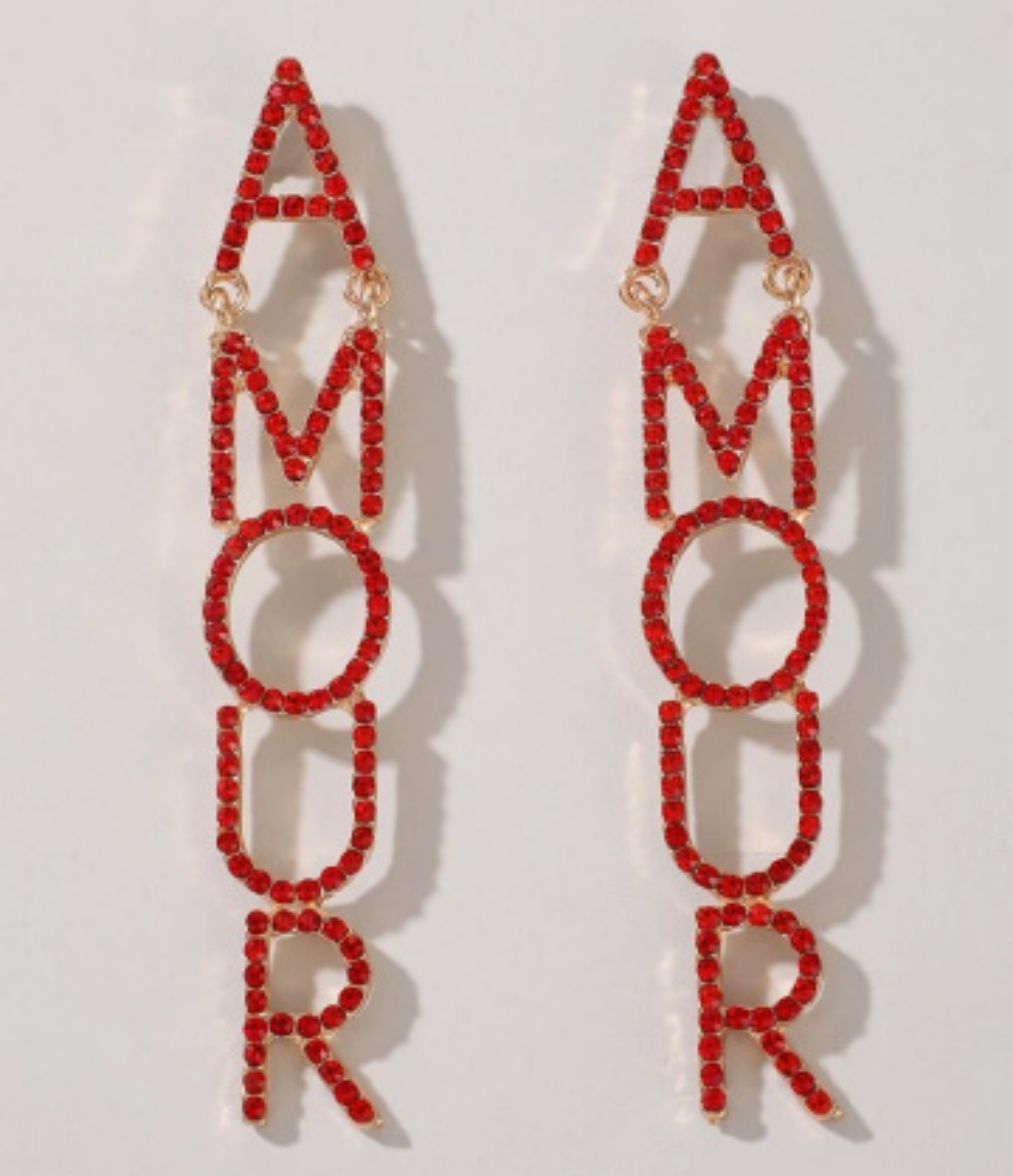 Red "Amour" Earrings - photo 3