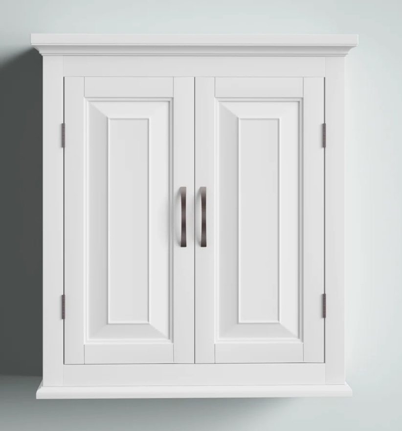 White Washroom wall Cabinet