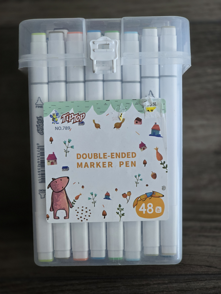 48 Pack Double-Ended Markers thumbnail