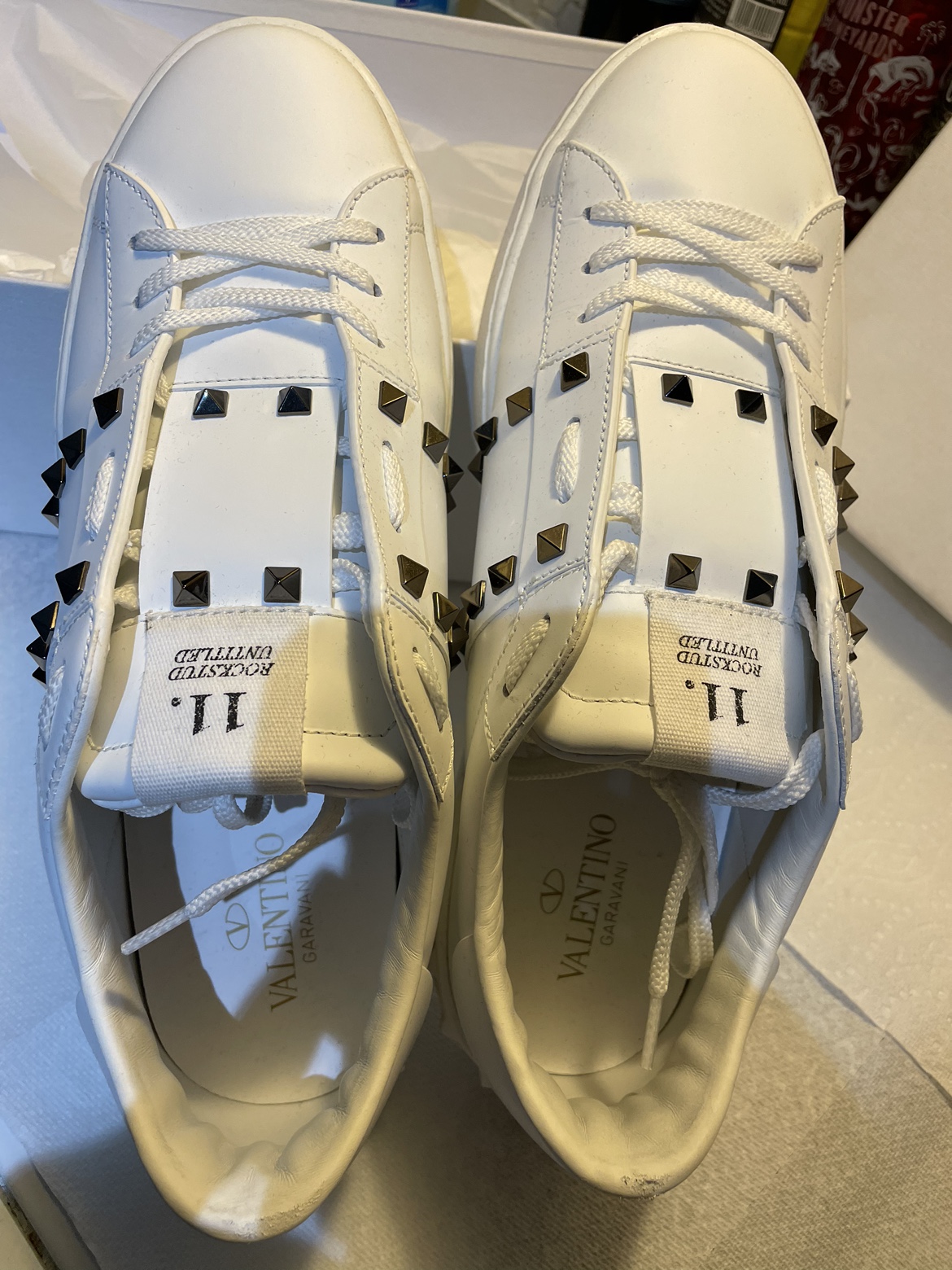 Valentino Rockstud sneakers for men size 45 mint - photo 2