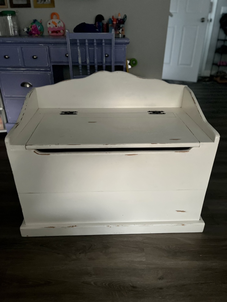Rustic Wood Toy Chest
