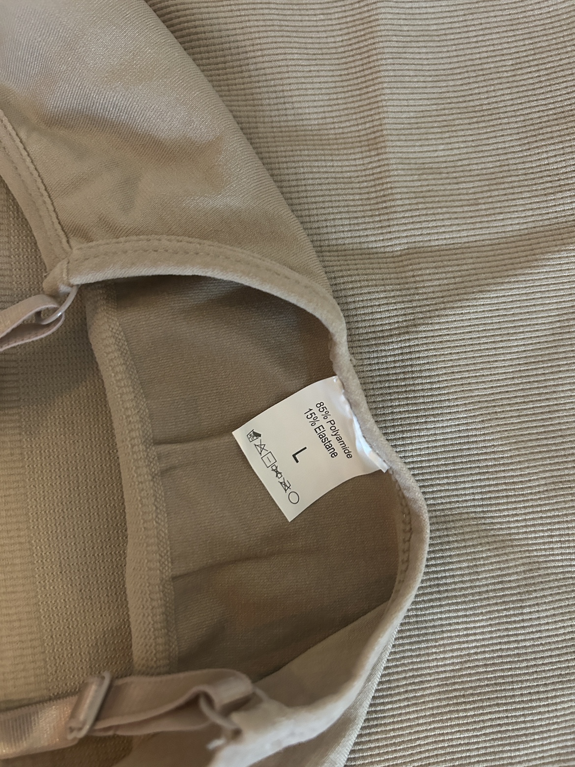 Beige Bodysuit Size L image indicator(3)