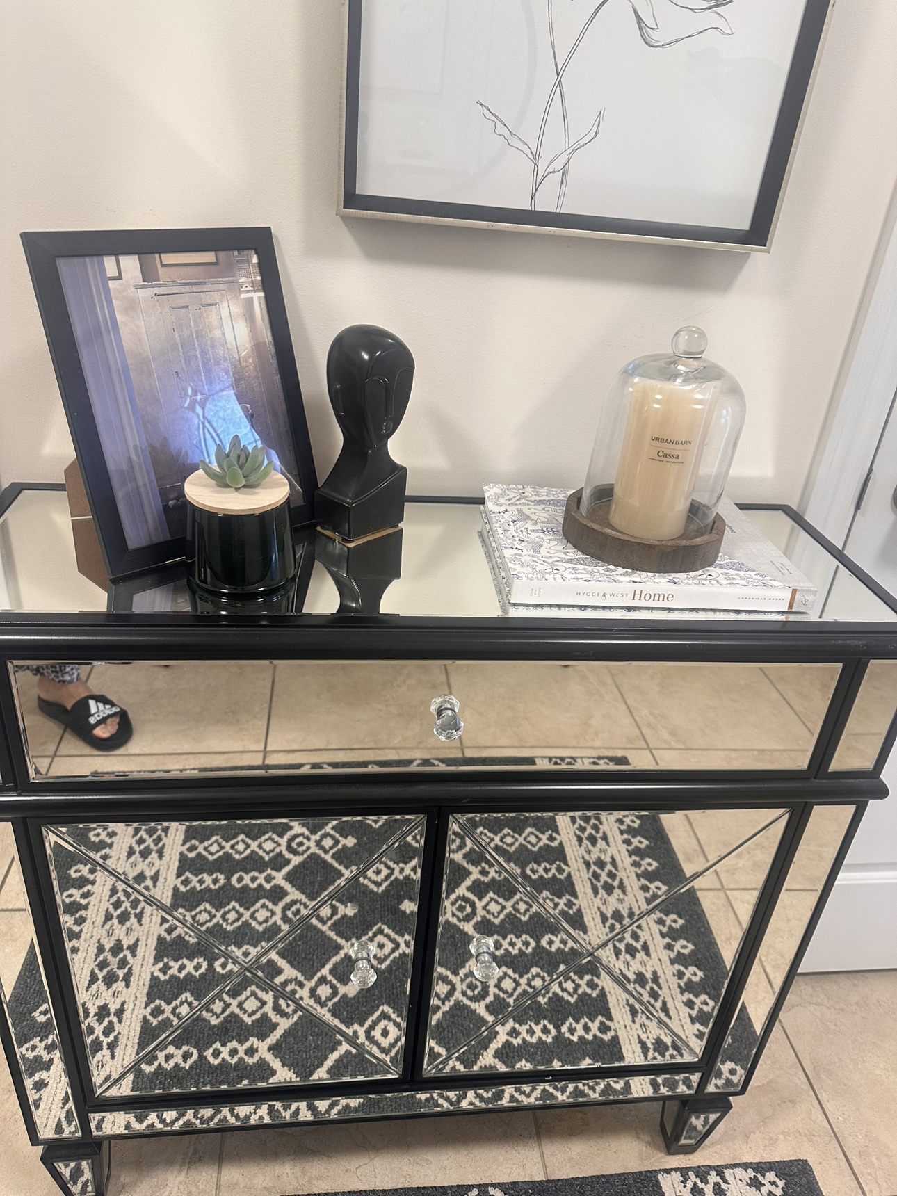 Mirrored Console Table - photo 3