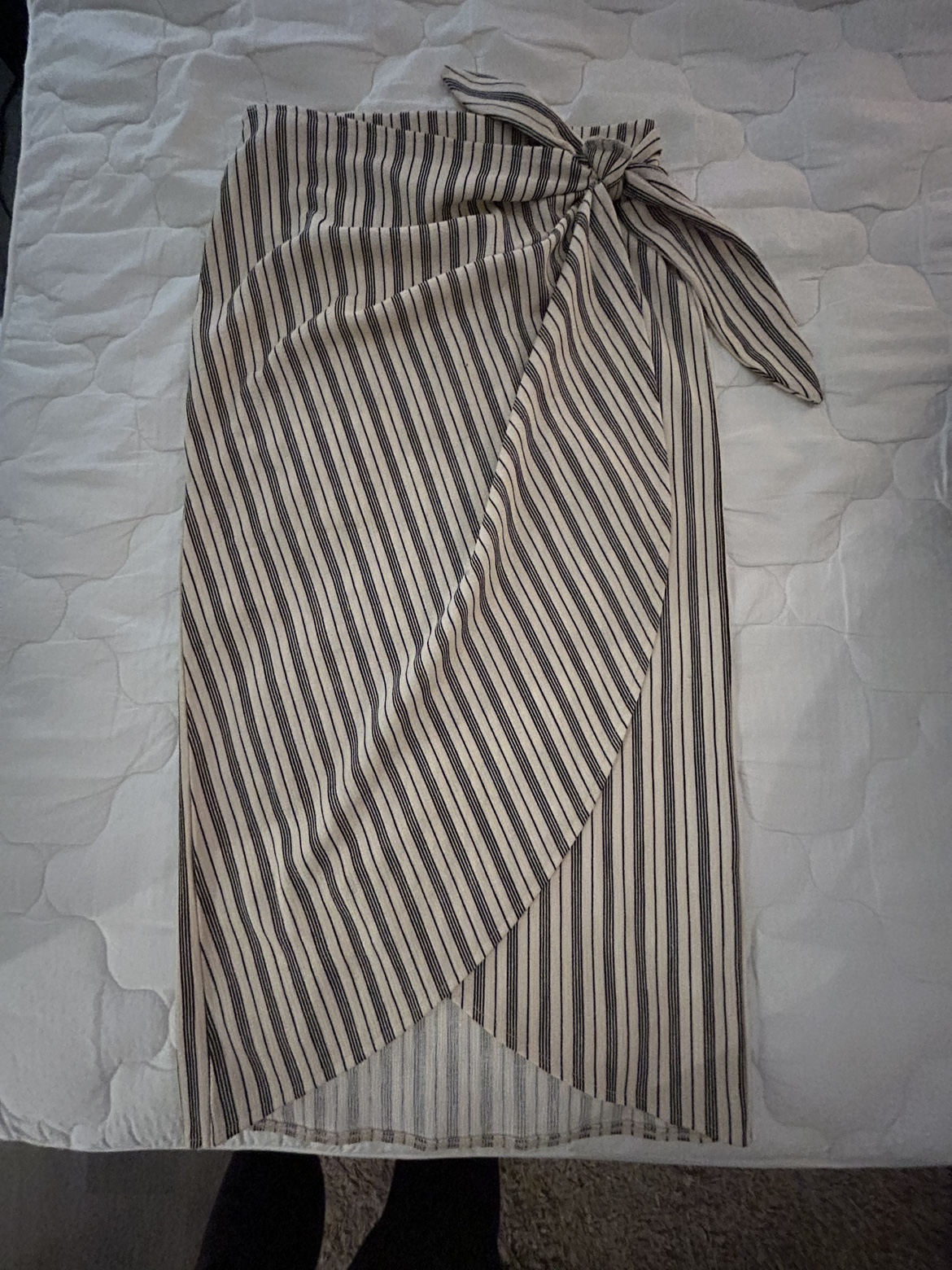 Striped Wrap Skirt - photo 2