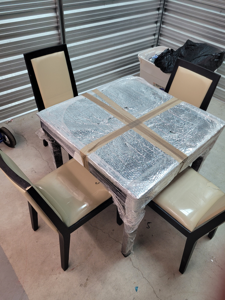 Dining Table and Four Chairs Set - photo 2
