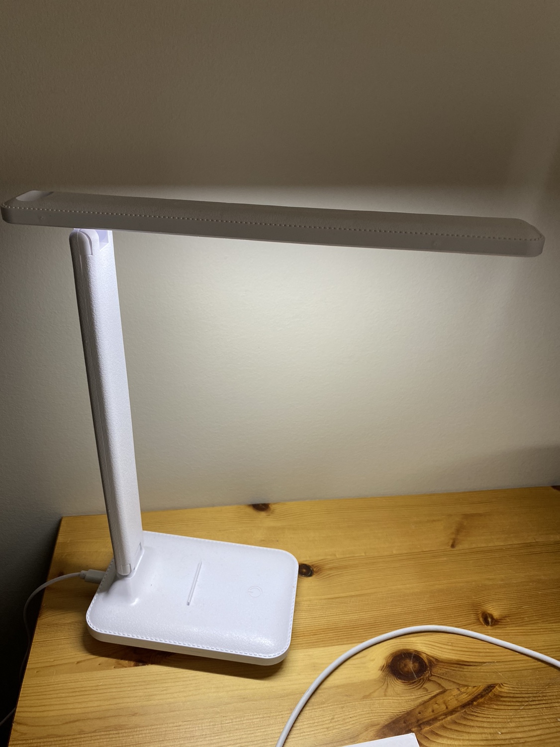 White Desk Lamp with 3 levels of lighting - photo 2