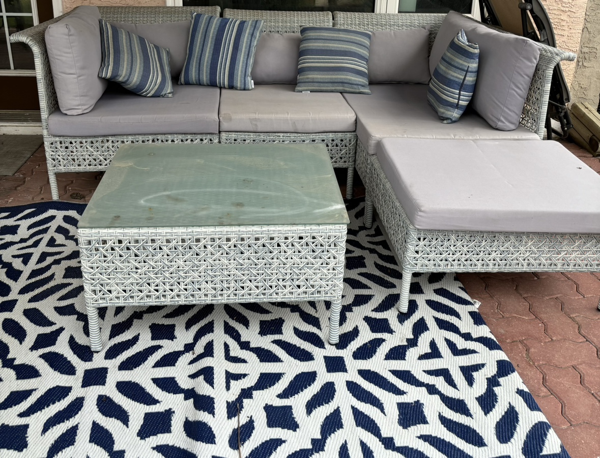 Outdoor Patio Sectional Sofa Set - photo 2