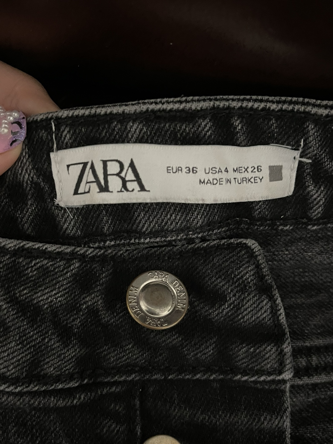 Zara Black Jeans image indicator(4)