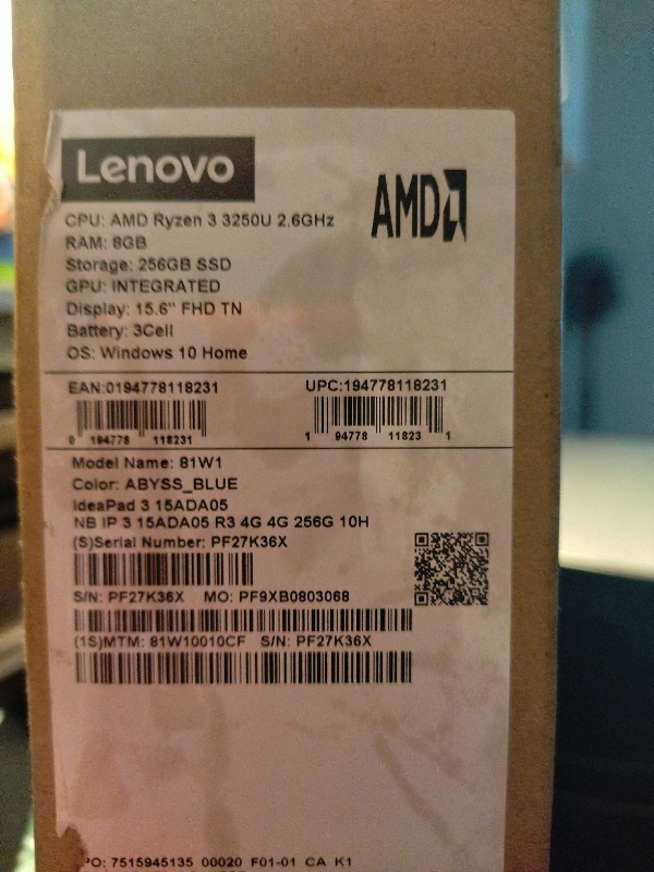 "Brand New" Lenovo Laptop image indicator(2)