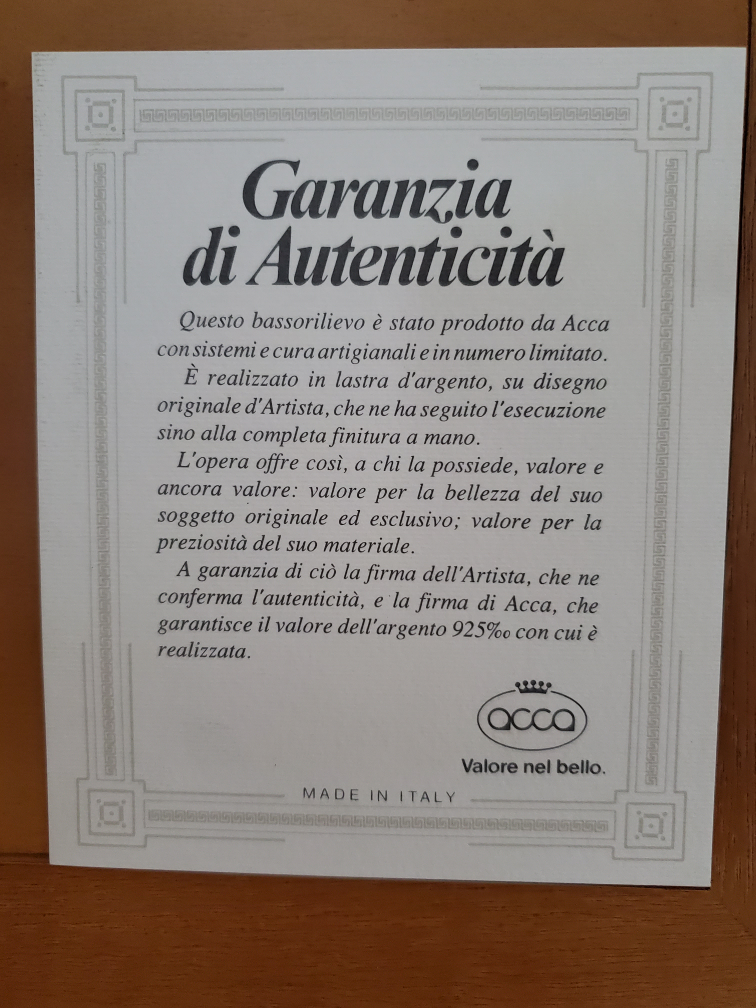 Acca Made in Italy Silver Relief Art in Gold Frames image indicator(4)