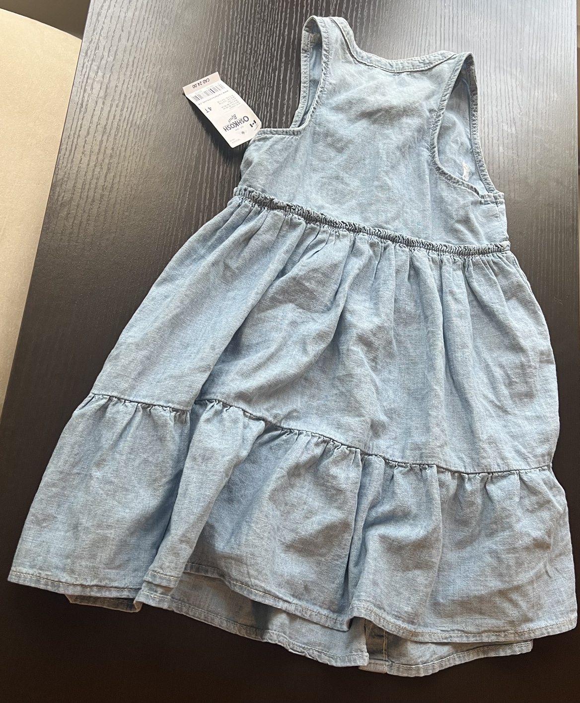Denim Dress for Toddler Girls image indicator(3)