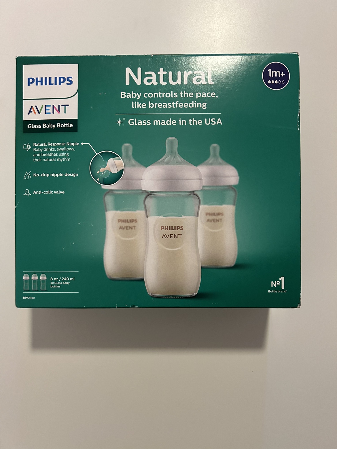 Philips Avent Natural Glass Baby Bottles