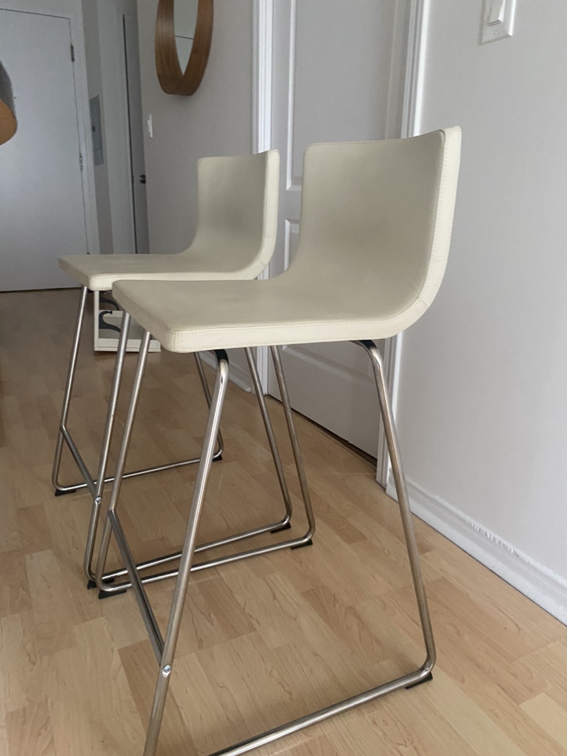 IKEA Leather bar stool - photo 2