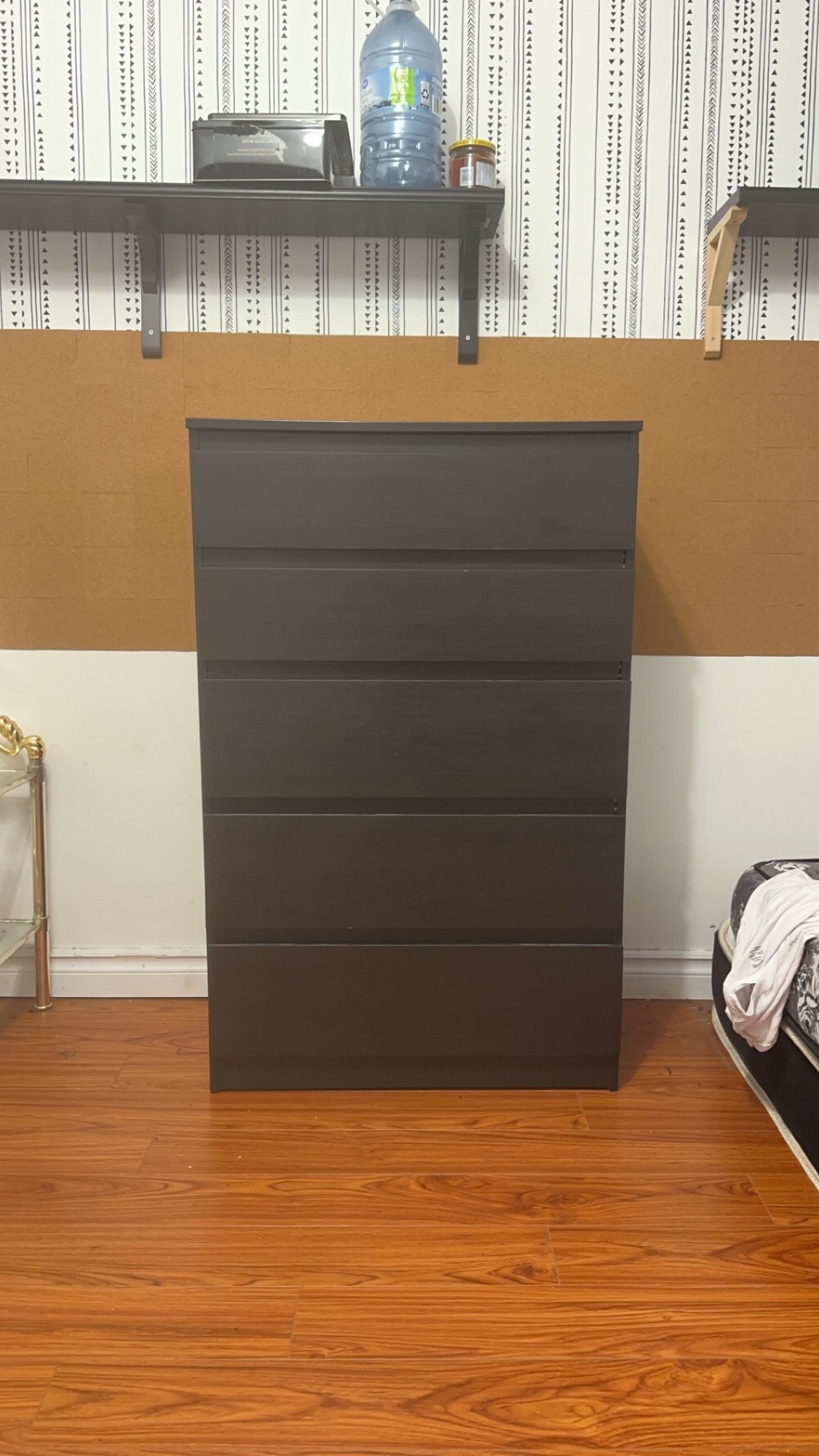 Ikea black dresser