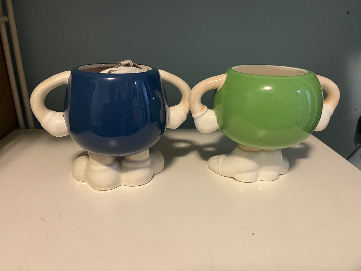 2 M&M Ceramic Mugs image indicator(2)