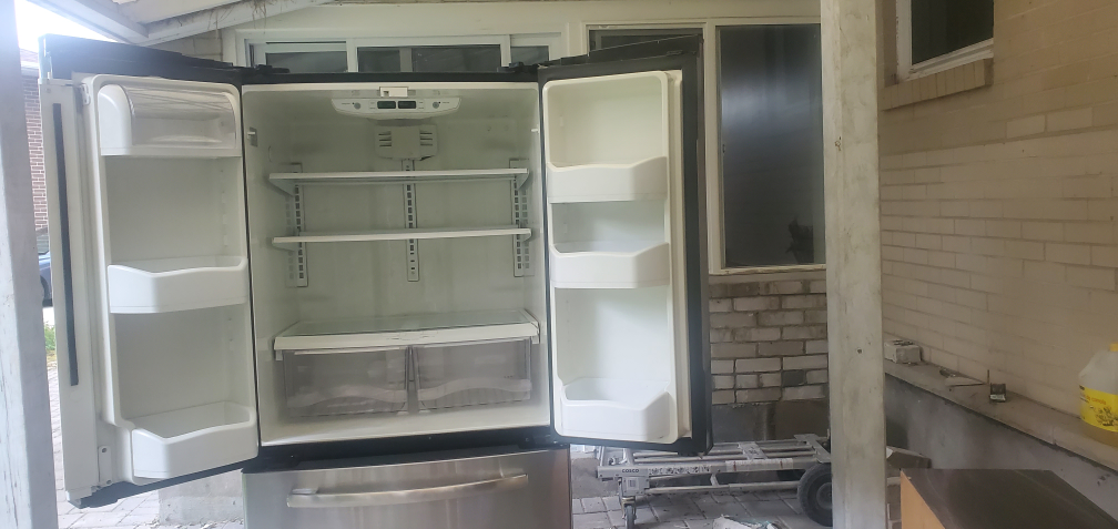 33" GE french Stainless steel fridge - photo 5