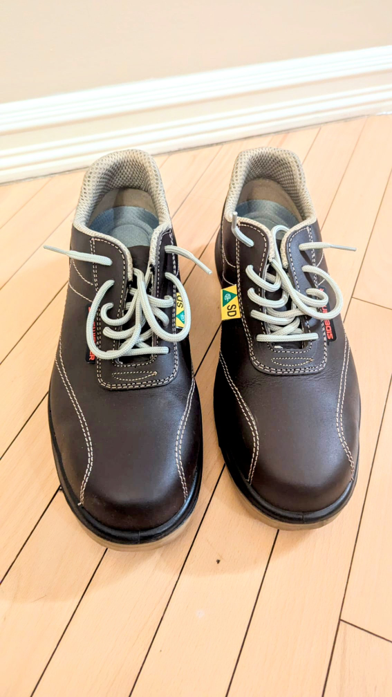 NEW** Sidewinder- Men's leather safety shoes SIZE 9 - photo 4