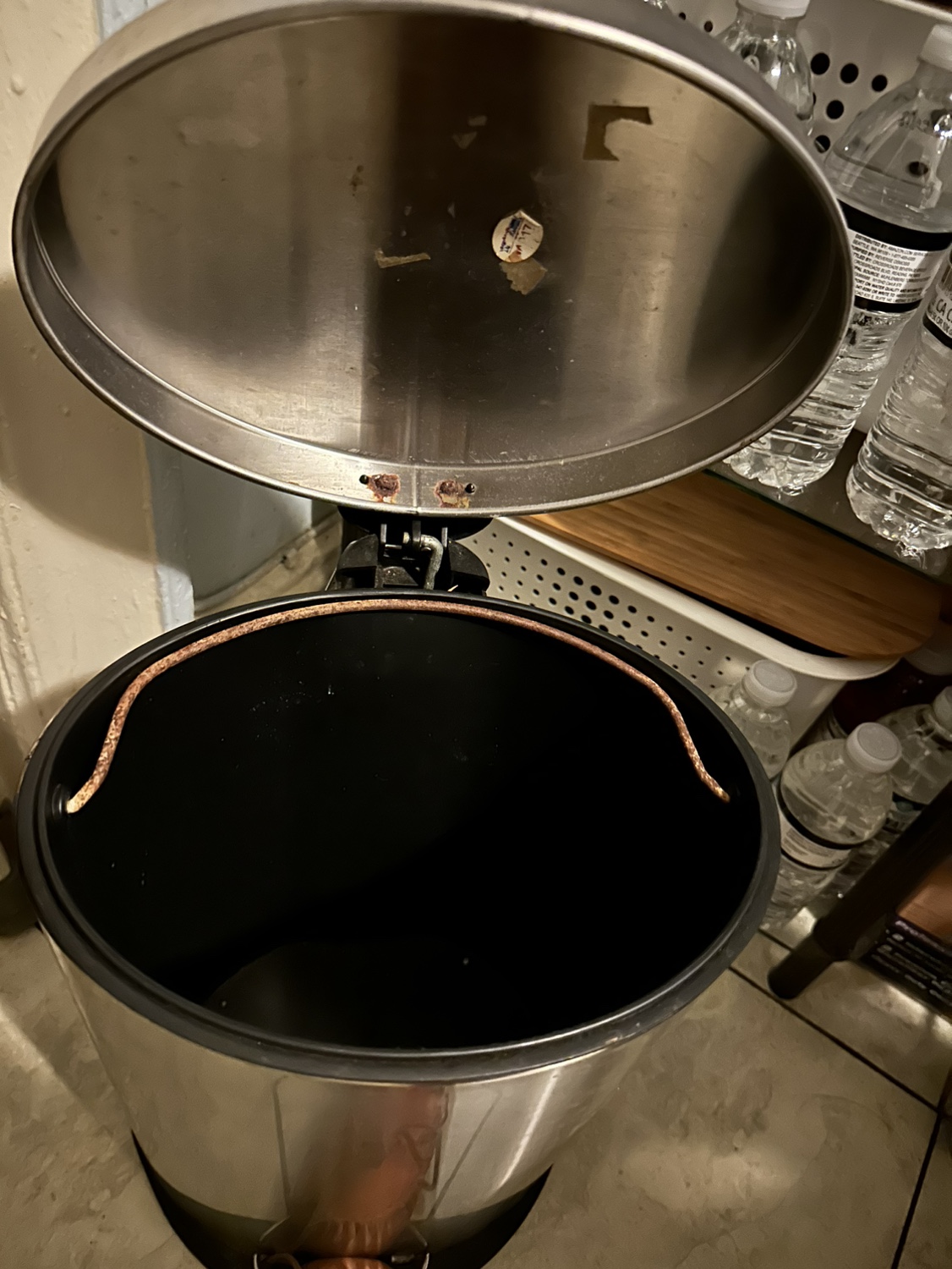 SimpleHuman Trash Can, Stainless Steel image indicator(5)