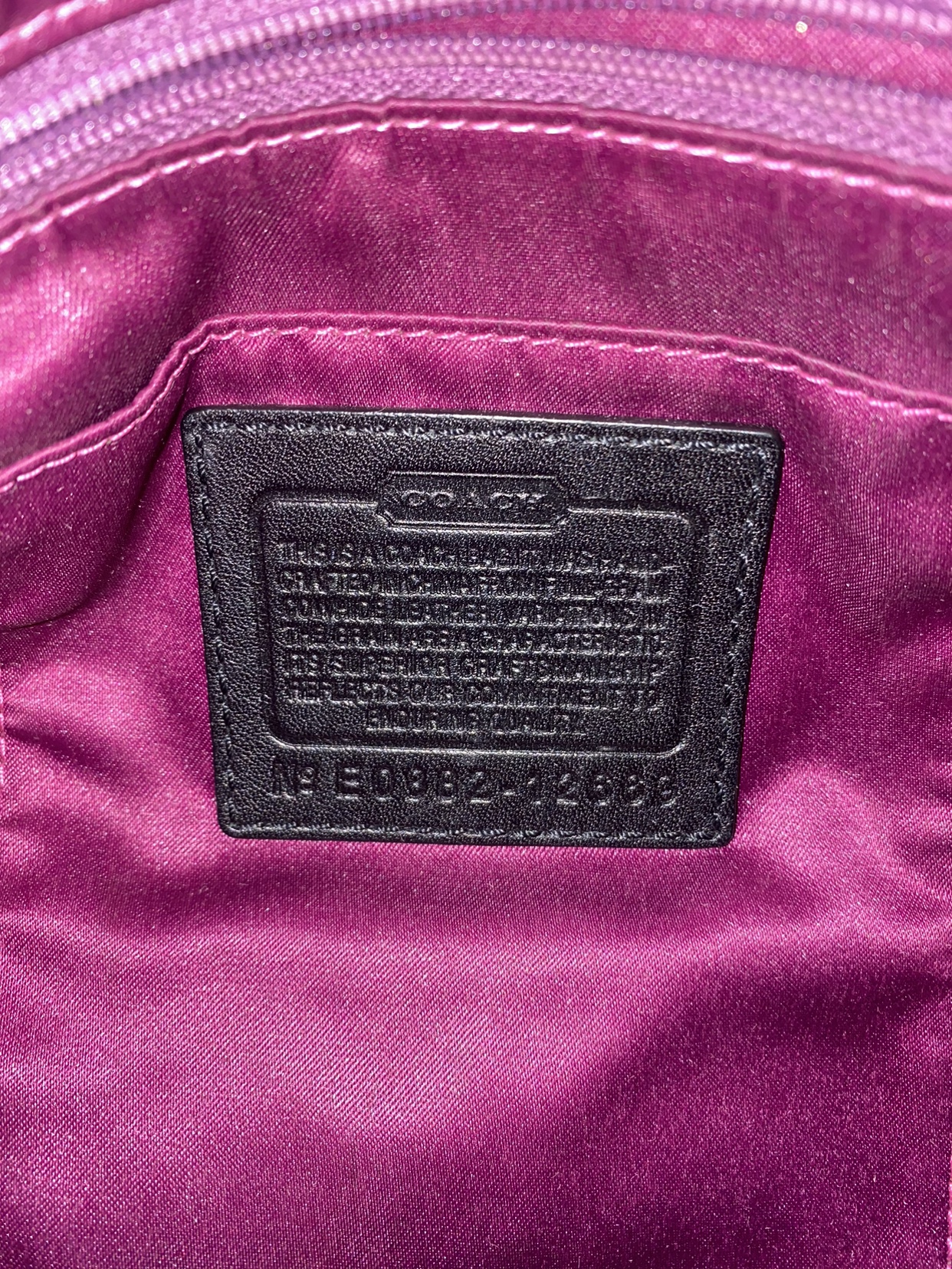 Coach Purse - Black Leather Hand Bag - photo 4