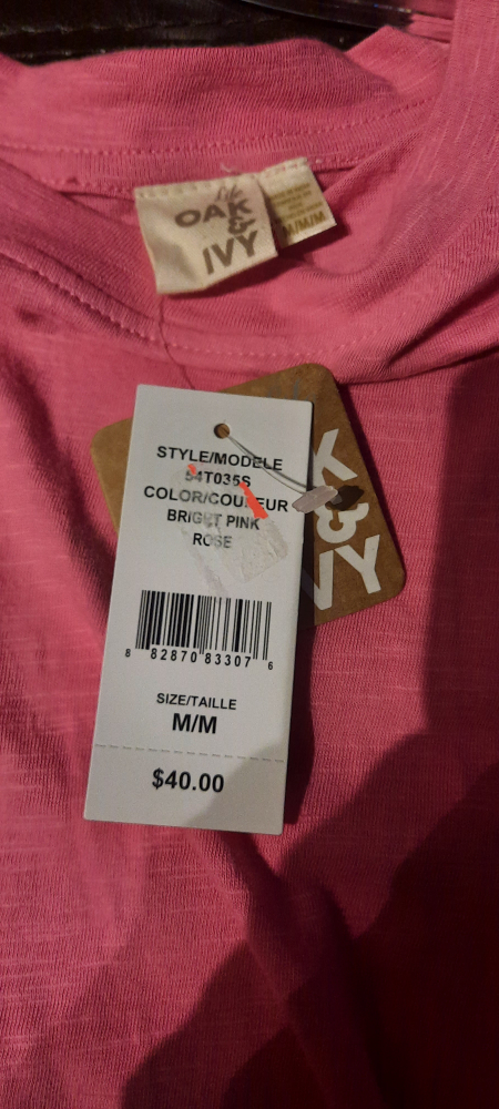 x2 Brand New Oak and Ivy Women's Medium T-Shirts image indicator(7)