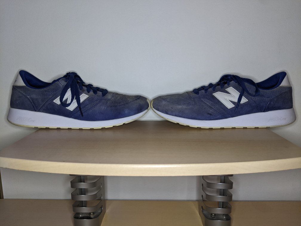 NEW BALANCE LIFESTYLE REVLITE BLUE WHITE SUEDE Sz 10.5 Shoes image indicator(7)