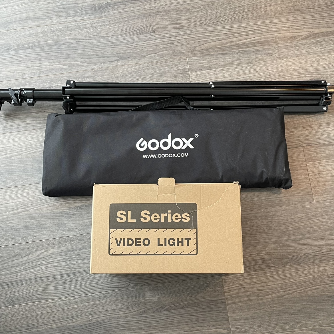 Godox SL60W Video Light + Soft Box + Stand