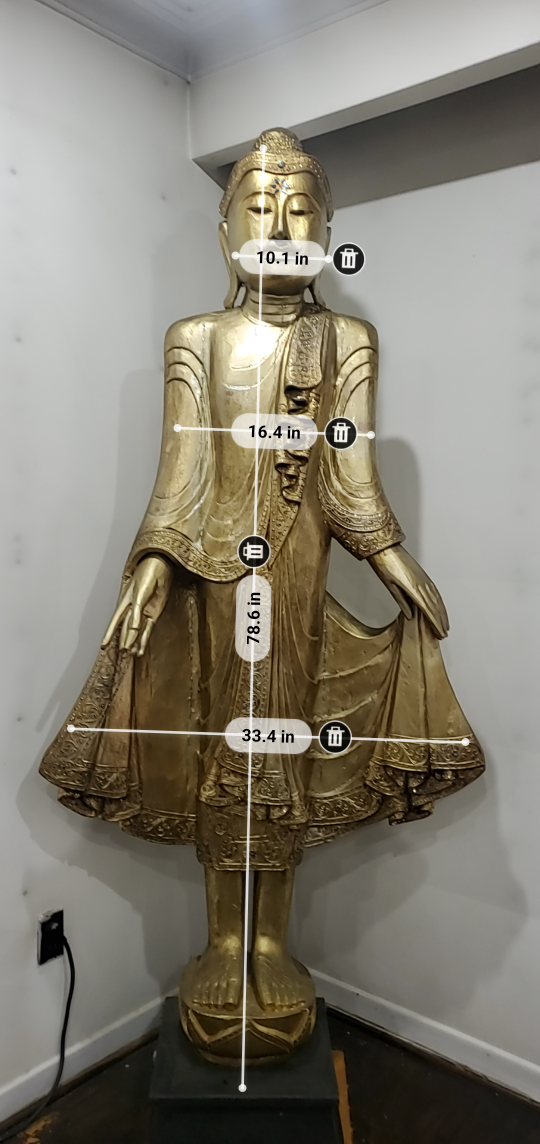 7ft Siddartha Buddha - photo 2
