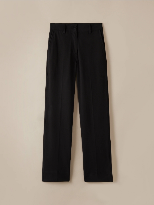 The Jane Straight Flex Pant in Black image indicator(5)