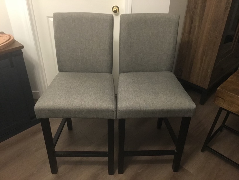 2 Counter height stools