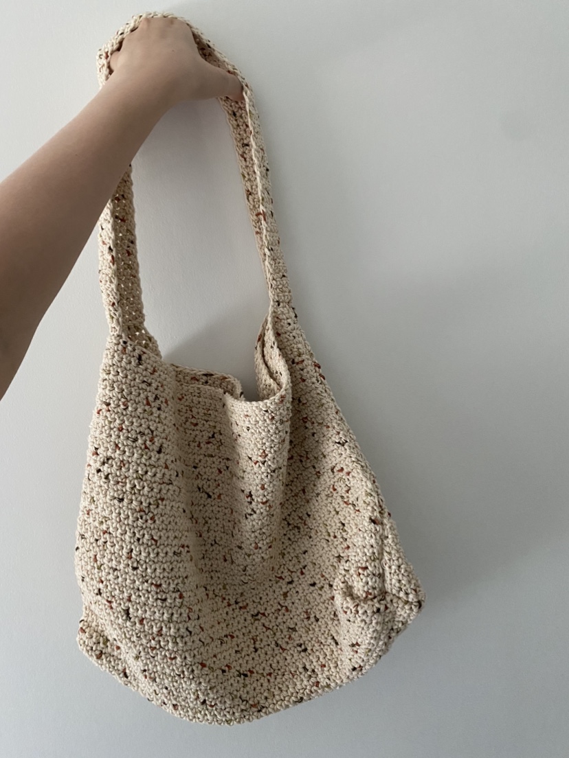 New not used handmade Crochet cotton Tote Bag