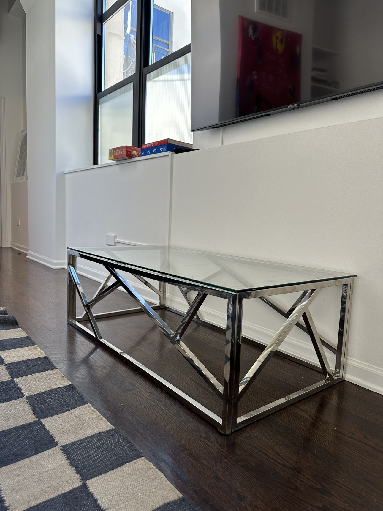 Glass Anderson coffee table