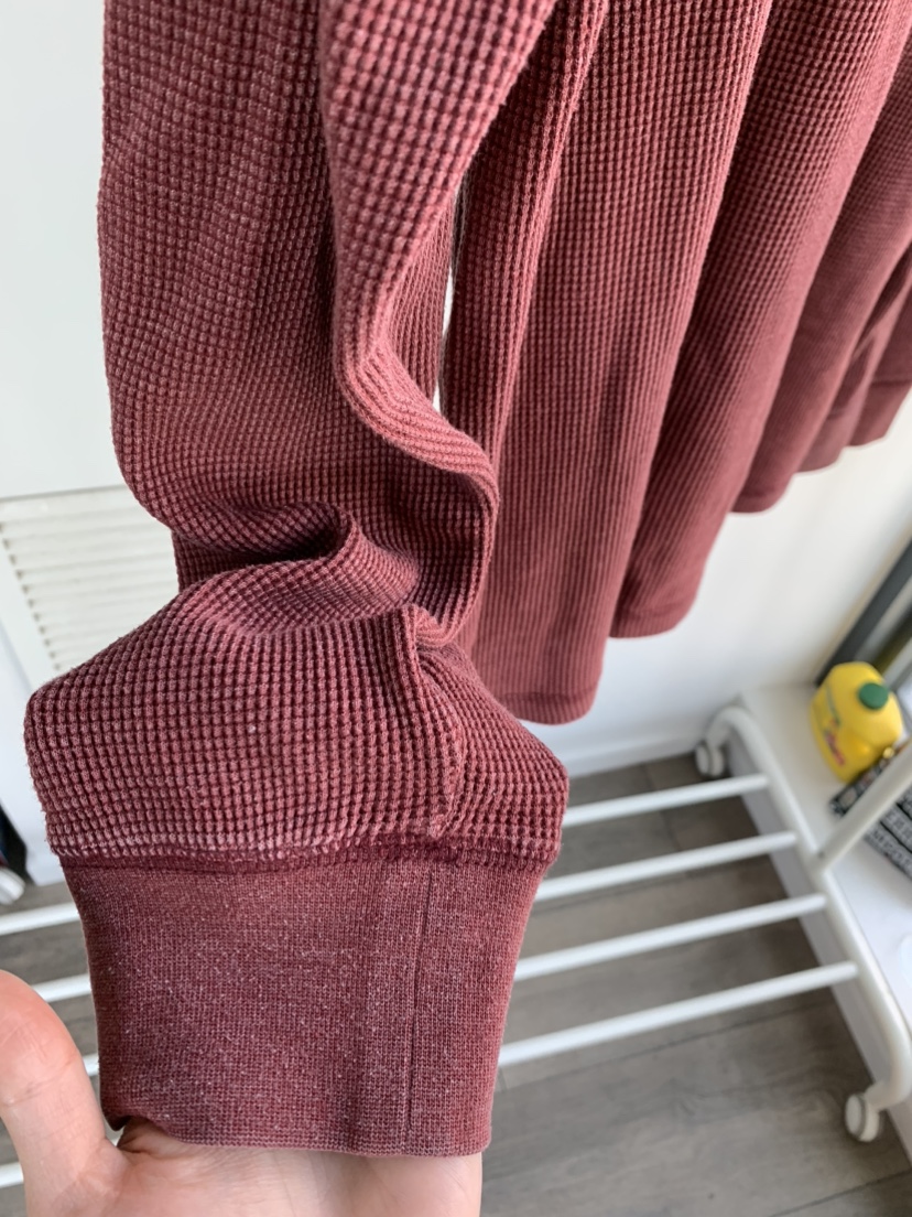 UNIQLO Waffle Knit Thermal Shirt image indicator(4)