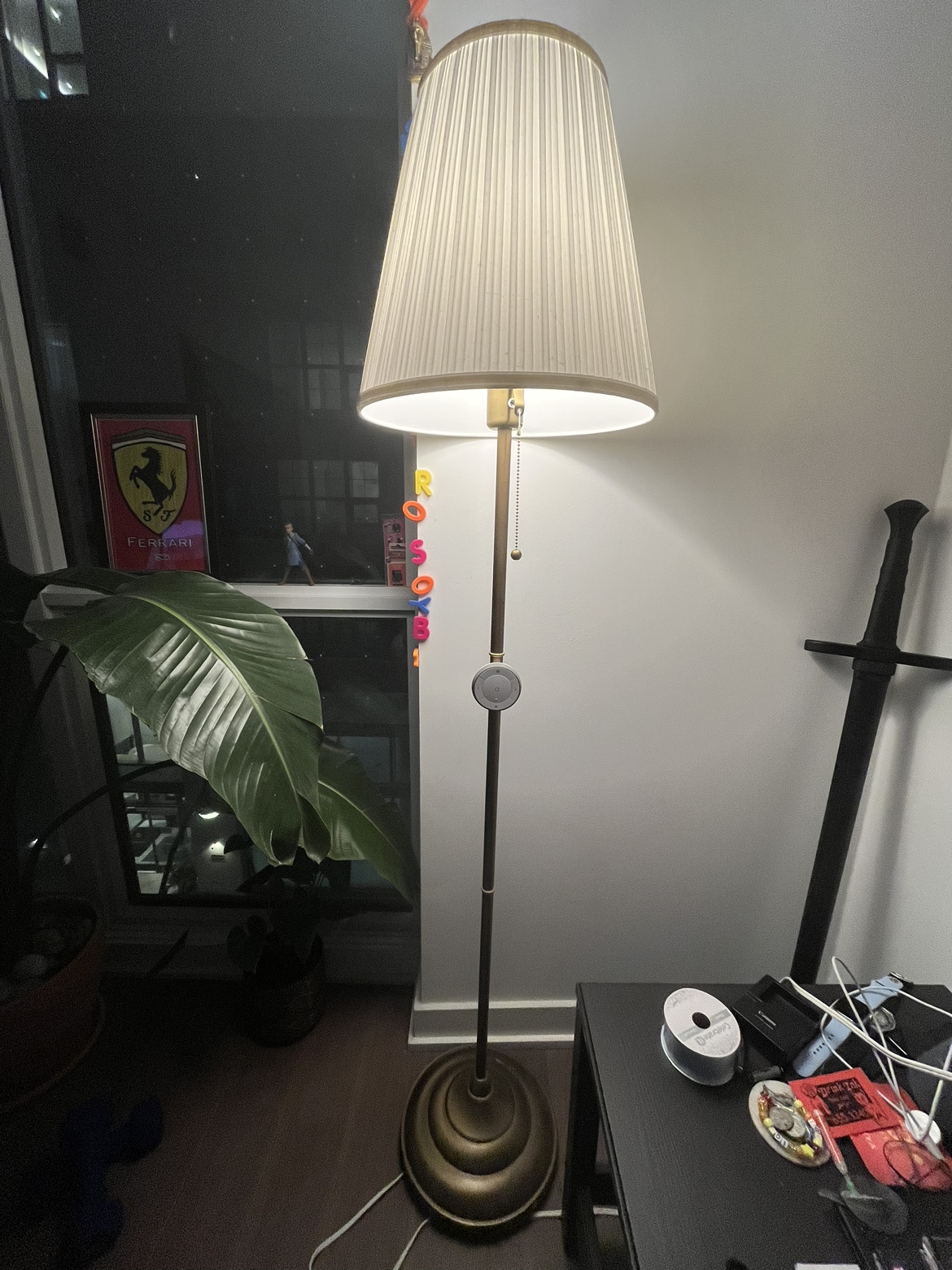 Floor Lamp with Pull Chain Switch and Remote - photo 4
