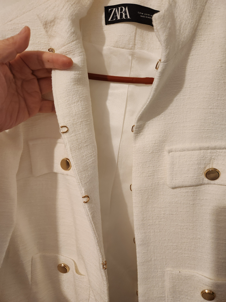 White Zara Blazer