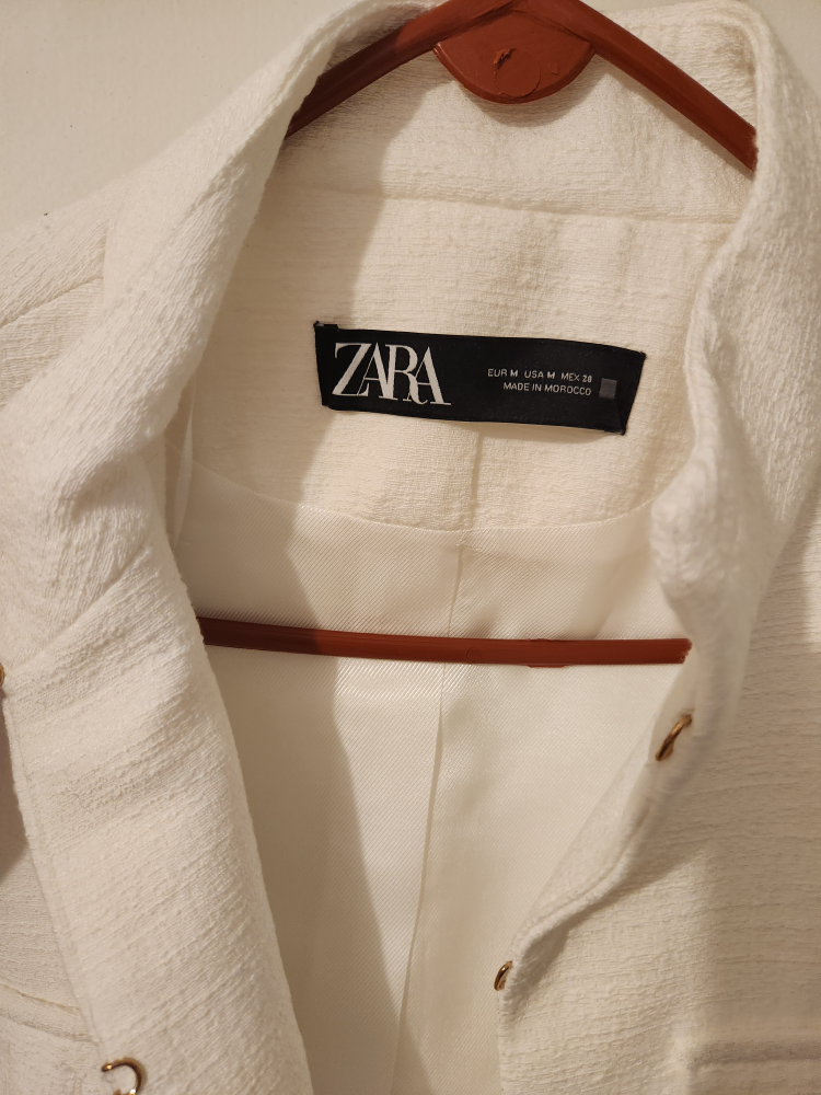 White Zara Blazer - photo 2